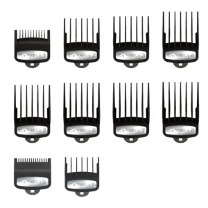 Wahl Premium Cutting Guide Comb with Metal Clip 10 pcs set