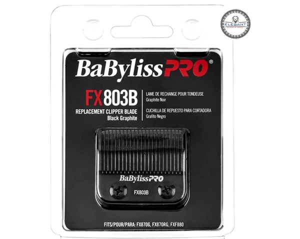 BaBylissPro Replacement Clipper Blade Black Graphite FX803B