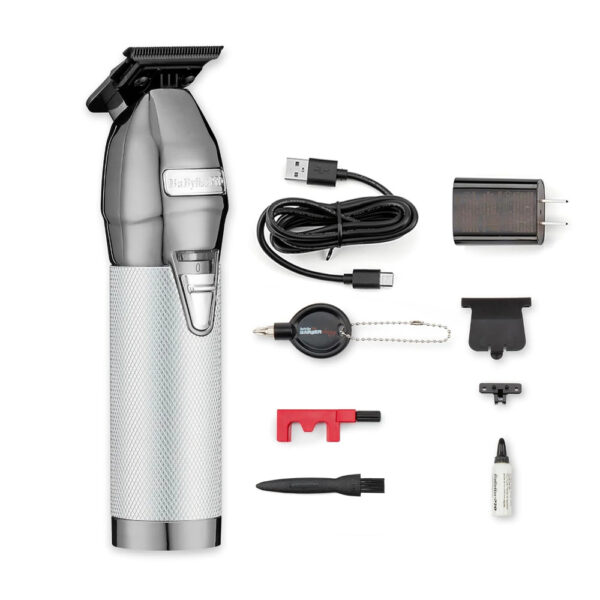 BaBylissPRO FX+ Professional Barber Cord/Cordless Hair Trimmers silver - Image 2