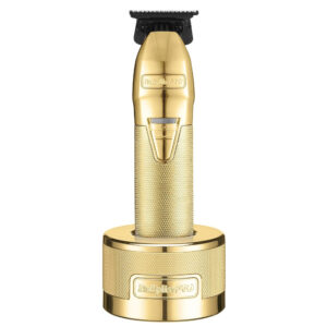 BaBylissPRO GOLDFX+ All-Metal Lithium Outlining Trimmer | FX787NG with stand