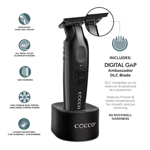 COCCO VELOCE PRO TRIMMER (MATTE BLACK) - Image 2