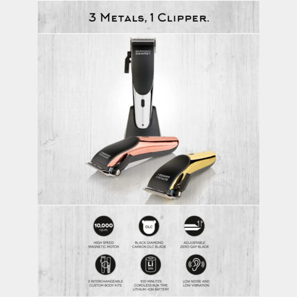 Gamma+ Professional Ergo Cordless Magnetic Motor Hair Clipper - Image 3