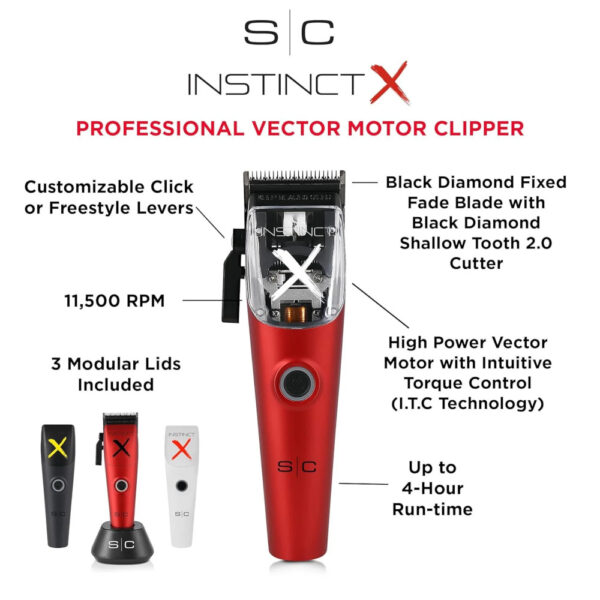 INSTINCT-X - PROFESSIONAL VECTOR MOTOR HAIR CLIPPER WITH INTUITIVE TORQUE CONTROL - Image 2