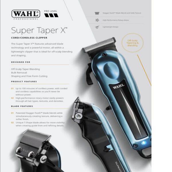 Wahl Super Taper X Cordless Clipper - Image 3