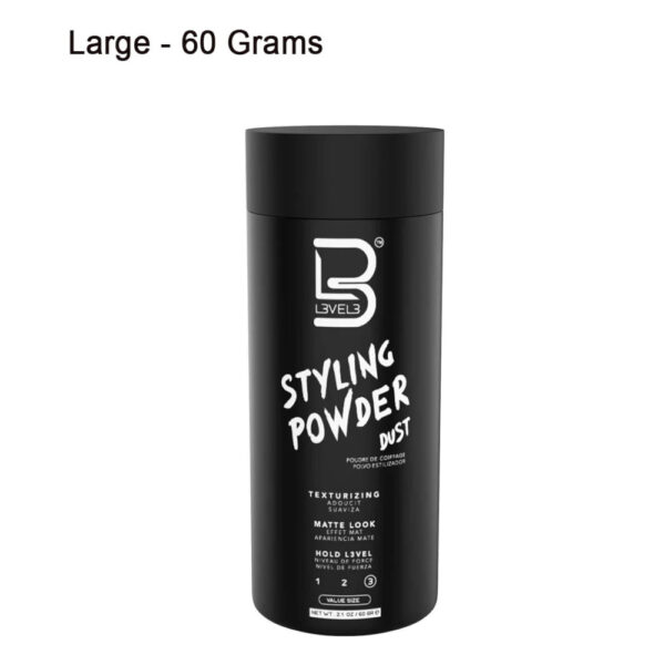L3 Level 3 Styling Powder - Natural Look Mens Powder-60 gram new