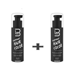 L3VEL3 Beard Color spray - Black Dye brush included 2 set