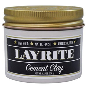 Layrite Cement Matte Hair Clay, 4.25 oz.