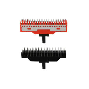 REPLACEMENT SET OF 2 CUTTERS (1 RED CRUNCHY & 1 BLACK FORGED) FOR THE UNO SHAVER