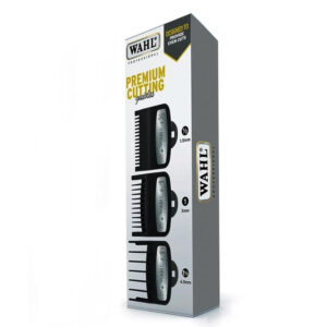 WAHL PREMIUM CUTTING GUIDE WITH METAL CLIP 3pcs Set guards