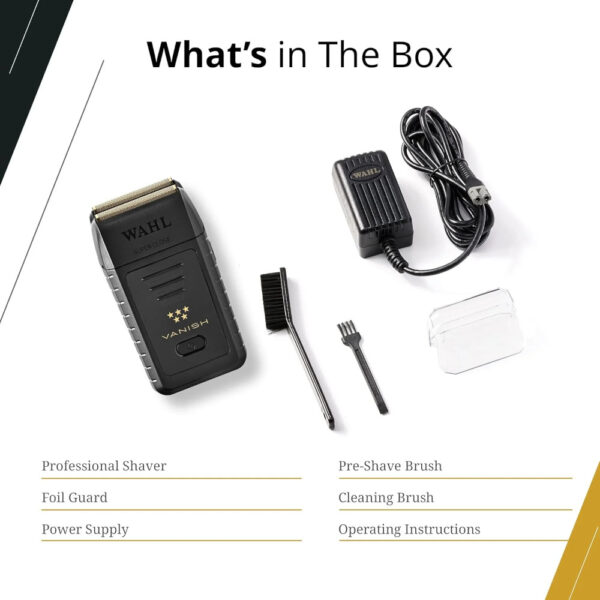 Wahl 5 Star Series Vanish Double Foil Corded/Cordless Shaver 8173-700 - Image 2
