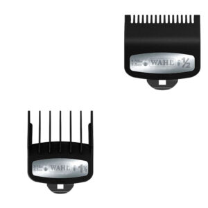 Wahl Premium Clipper Cutting Guides Guards Metal Clip Set #1/2 & #1 1/2