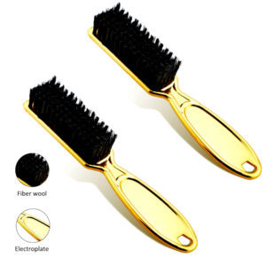 Fade brush barber cleaning clipper 2 set gold