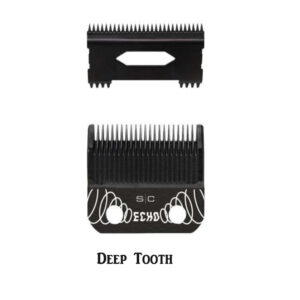 stylecraft Replacement ECHO Fixed DLC Hair Clipper Blade with DLC Deep Tooth Cutter Set
