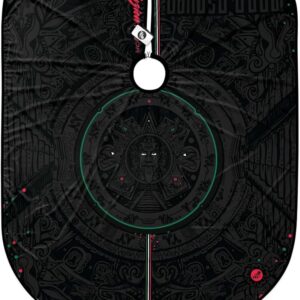 Illuzien Aztec Oscuro PRO Barber Cape, Professional Water-Resistant Barber Accessory