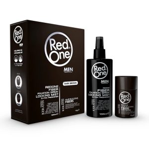 RedOne Hair Fiber Fixation Spray and Locking Mist ( Dark Brown )